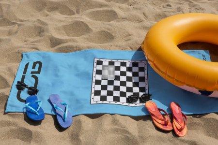 Telo mare CSB con scacchiera